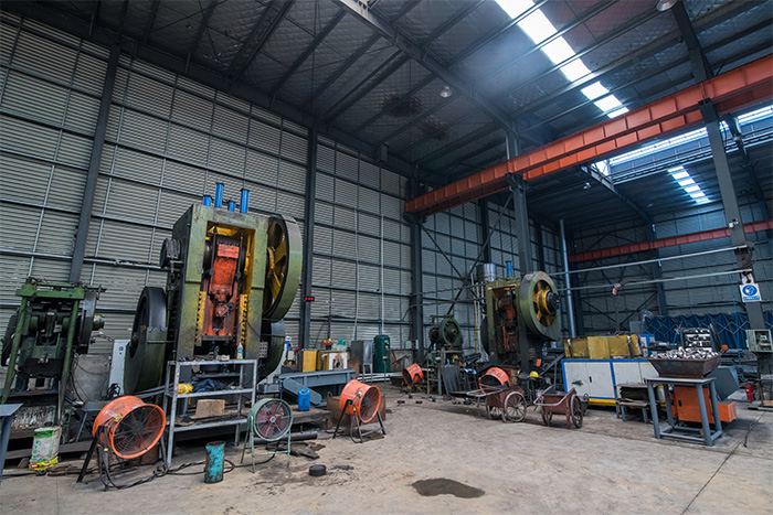 霍州网架配件-锥头加工车间